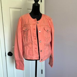 Salmon pink GAP jacket woman’s large